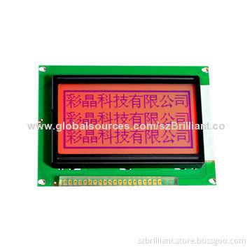 12864 LCD Panel with KS0108 Controller, Supports Serial Parallel InterfaceNew